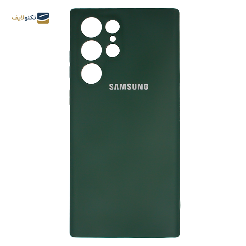  کاور سیلیکونی محافظ لنزدار مناسب برای گوشی موبایل سامسونگ Galaxy S22 Ultra 5G	 - Samsung Silicone Cover For Galaxy S22 Ultra