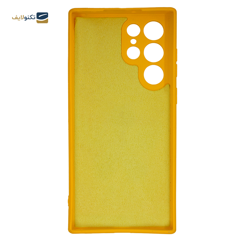  کاور سیلیکونی محافظ لنزدار مناسب برای گوشی موبایل سامسونگ Galaxy S22 Ultra 5G	 - Samsung Silicone Cover For Galaxy S22 Ultra