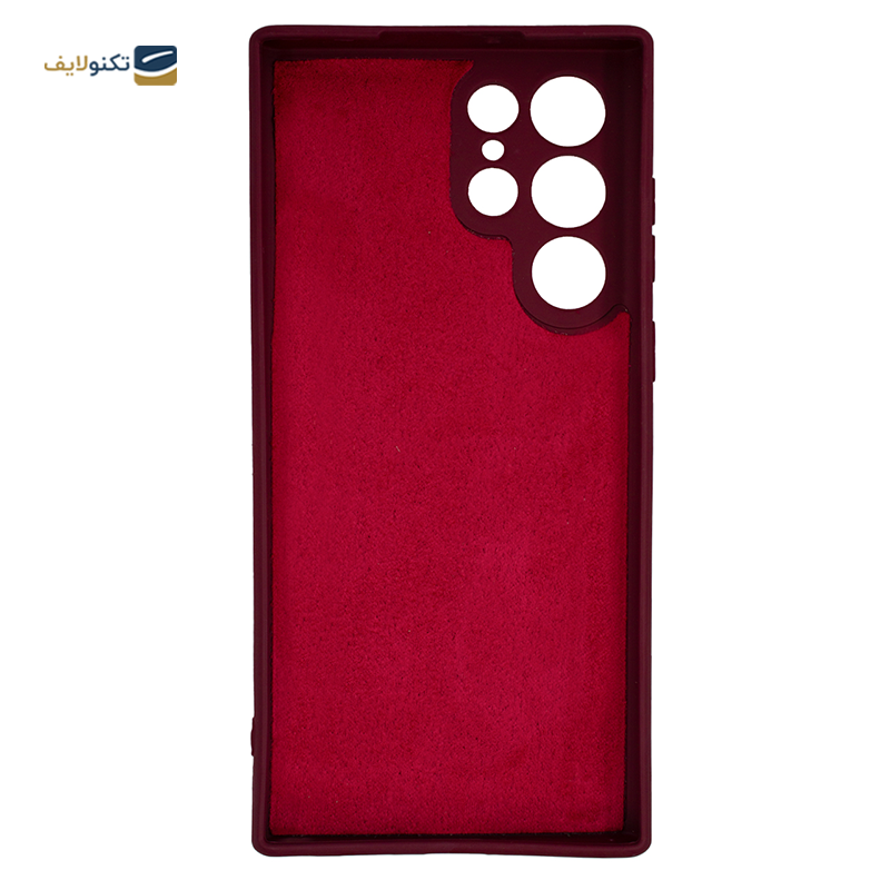  کاور سیلیکونی محافظ لنزدار مناسب برای گوشی موبایل سامسونگ Galaxy S22 Ultra 5G	 - Samsung Silicone Cover For Galaxy S22 Ultra