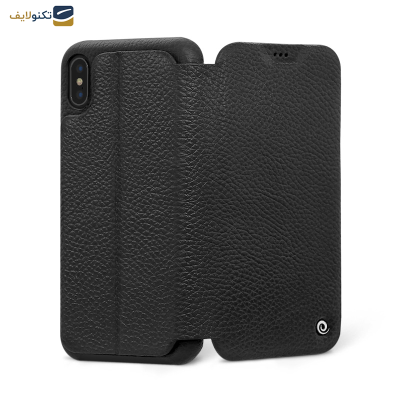 کیف کلاسوری گوشی اپل iPhone X - Xs اگرت مدل Floater چرمی - Egret Floater Genuine Leather Stand Folder Bag For Apple iPhone X - Xs