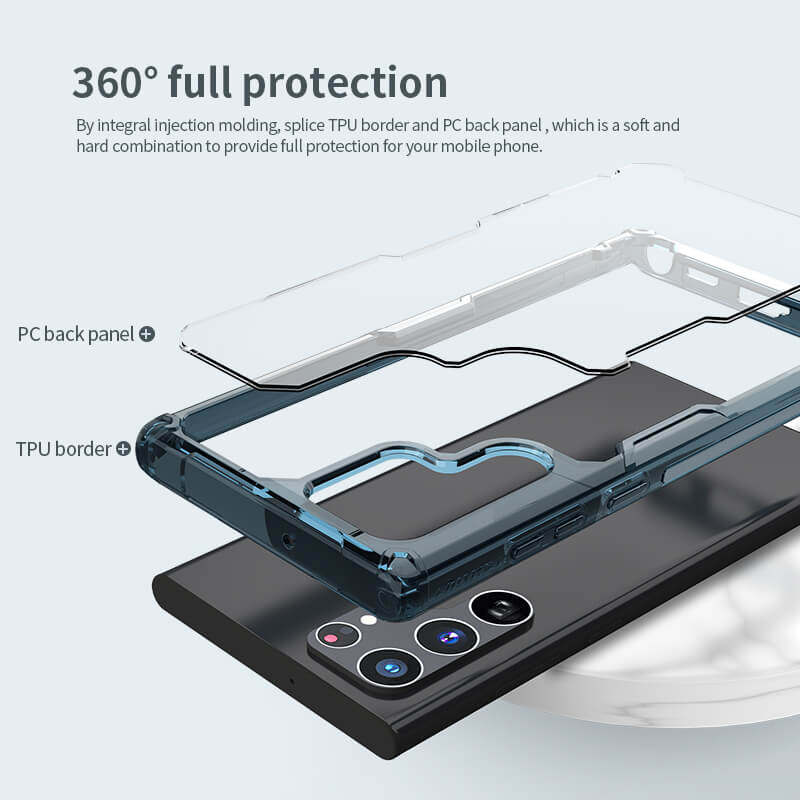 کاور گوشی سامسونگ گالاکسی S22 Ultra نیلکین مدل Nature TPU Pro  - Nillkin Nature TPU Pro cover for Galaxy S22 Ultra