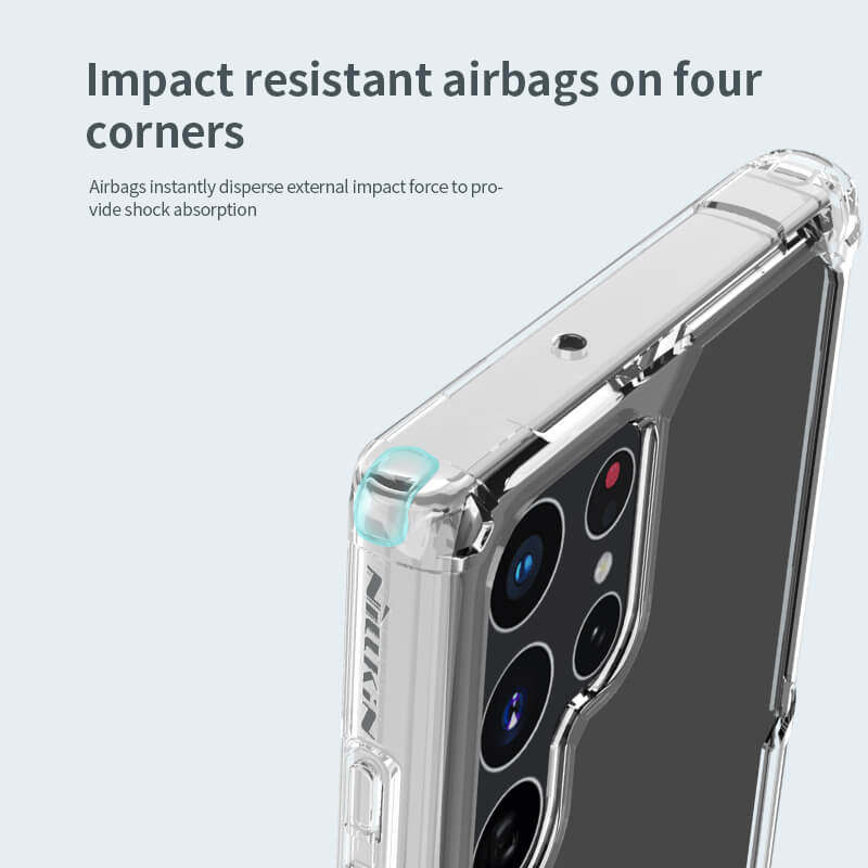 کاور گوشی سامسونگ گالاکسی S22 Ultra نیلکین مدل Nature TPU Pro  - Nillkin Nature TPU Pro cover for Galaxy S22 Ultra