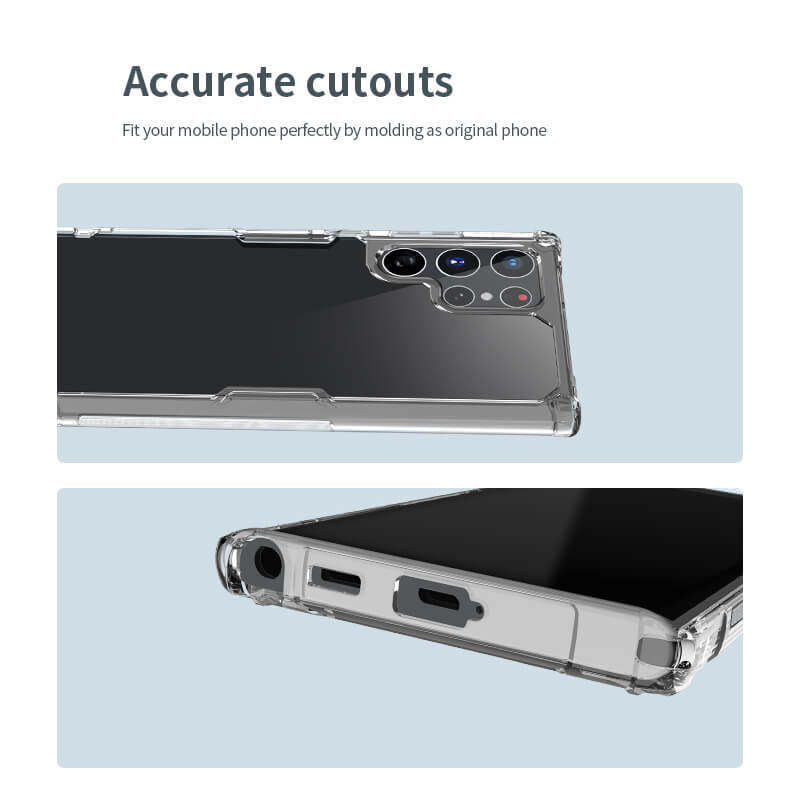 کاور گوشی سامسونگ گالاکسی S22 Ultra نیلکین مدل Nature TPU Pro  - Nillkin Nature TPU Pro cover for Galaxy S22 Ultra
