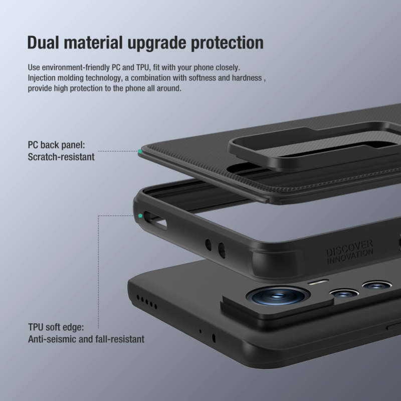 کاور گوشی شیائومی 12T Pro نیلکین مدل Super Frosted Shield Pro - Nillkin Super Frosted Shield Pro cover for Xiaomi 12T Pro