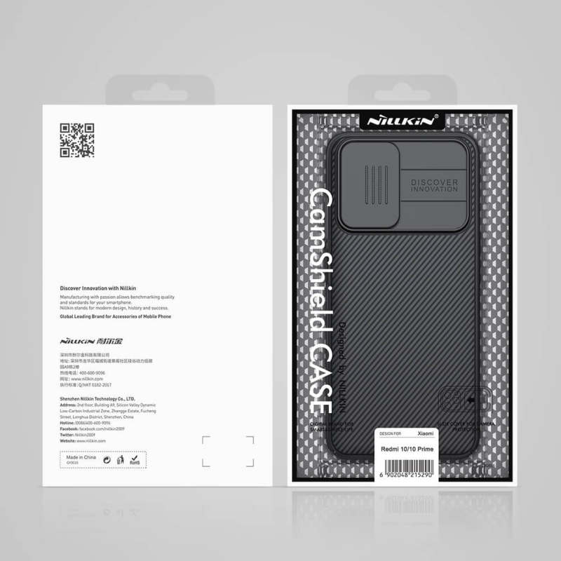 کاور گوشی شیائومی Redmi 10/ Redmi 10 Prime/ Redmi Note 11 4G نیلکین مدل CamSHield - Nillkin CamSHield cover for Redmi 10/ Redmi 10 Prime/ Redmi Note 11 4G