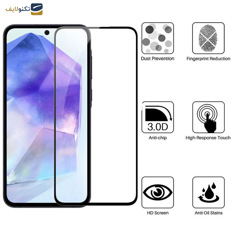 محافظ صفحه نمایش گوشی سامسونگ Galaxy A55 - A35 بوف مدل Ceramic - Buff Ceramic screen protector suitable for Samsung Galaxy A55 - A35
