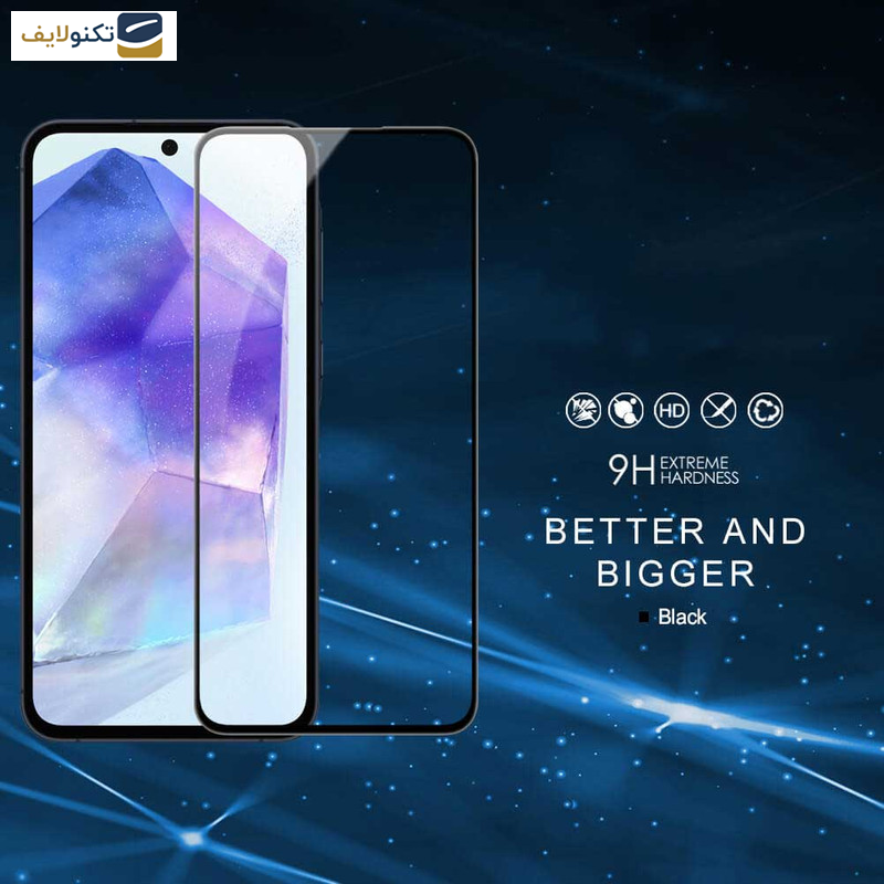 محافظ صفحه نمایش گوشی سامسونگ Galaxy A55 - A35 بوف مدل Ceramic - Buff Ceramic screen protector suitable for Samsung Galaxy A55 - A35
