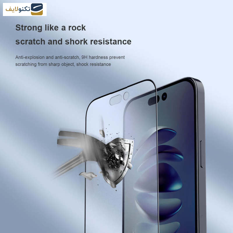 محافظ صفحه نمایش گوشی اپل iPhone 13 Pro Max بوف مدل 5D Matte Pro - Buff 5D Matte Pro Glass Screen Protector For Apple iPhone 13 Pro Max