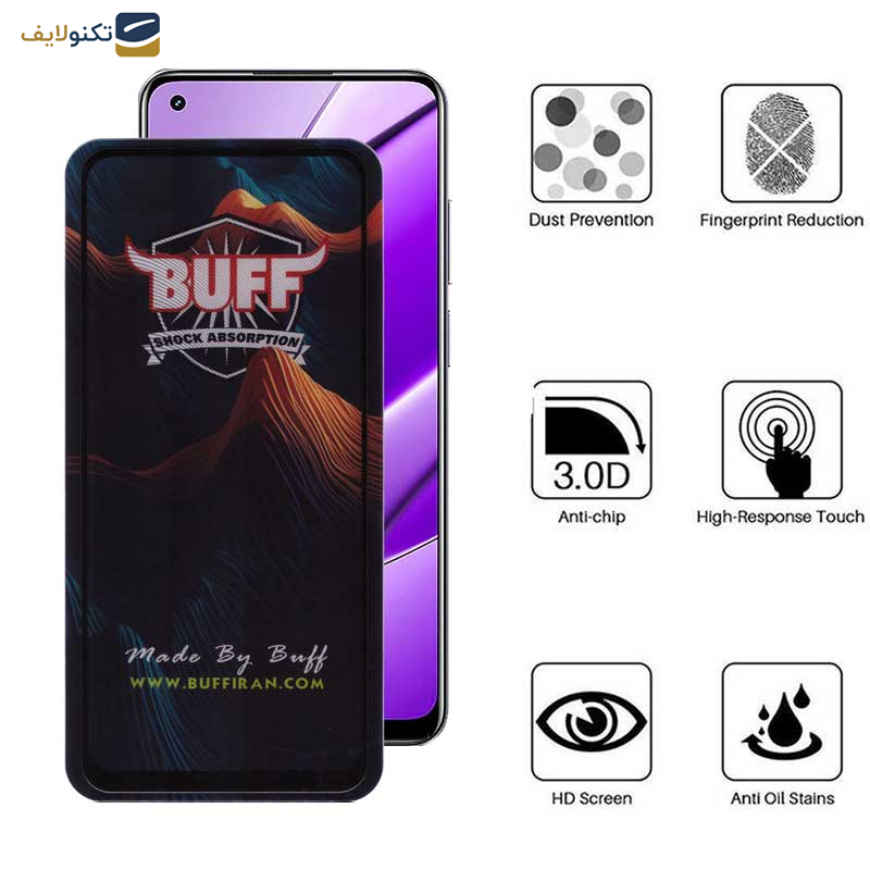 محافظ صفحه نمایش گوشی ریلمی 11 4G-10-9 Pro Plus -9-8 Pro-8-X7-X7 india-X7 Pro بوف مدل Mountain-G - Buff Mountain-G Glass Screen Protector For Realme 11 4G - 10 - 9 Pro Plus - 9 - 8 Pro - 8 - X7 - X7 india - X7 Pro