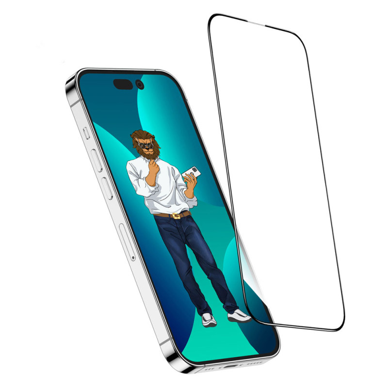 گلس گوشی اپل iphone 14 pro max گرین لاین 9H مدل steve - Epicoy Super 5D iPhone 14 Pro Screen protector