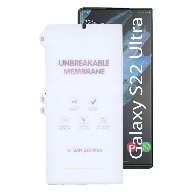 گلس گوشی سامسونگ Galaxy S22 Ultra بوف مدل Hydrogel-Matte-G - Buff Hydrogel-Matte-G Galaxy S22 Ultra Screen protector