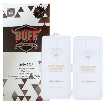 محافظ صفحه نمایش و پشت گوشی اپل iPhone 11 Pro Max بوف مدل Hg01 - Buff Hg01 iPhone 11 Pro Max Back and Screen Protector