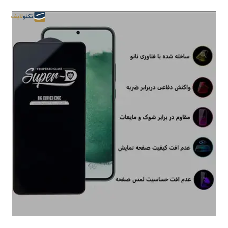 گلس گوشی شیائومی Redmi Note 11 Pro اوجی مدل Super D - 