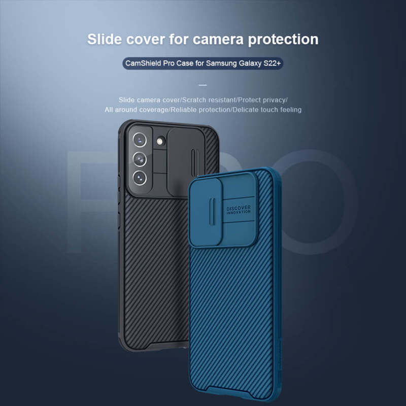 کاور گوشی سامسونگ Galaxy S22 Plus نیلکین مدل CamShield Pro - Nillkin CamShield Pro Cover For Samsung Galaxy S22 Plus
