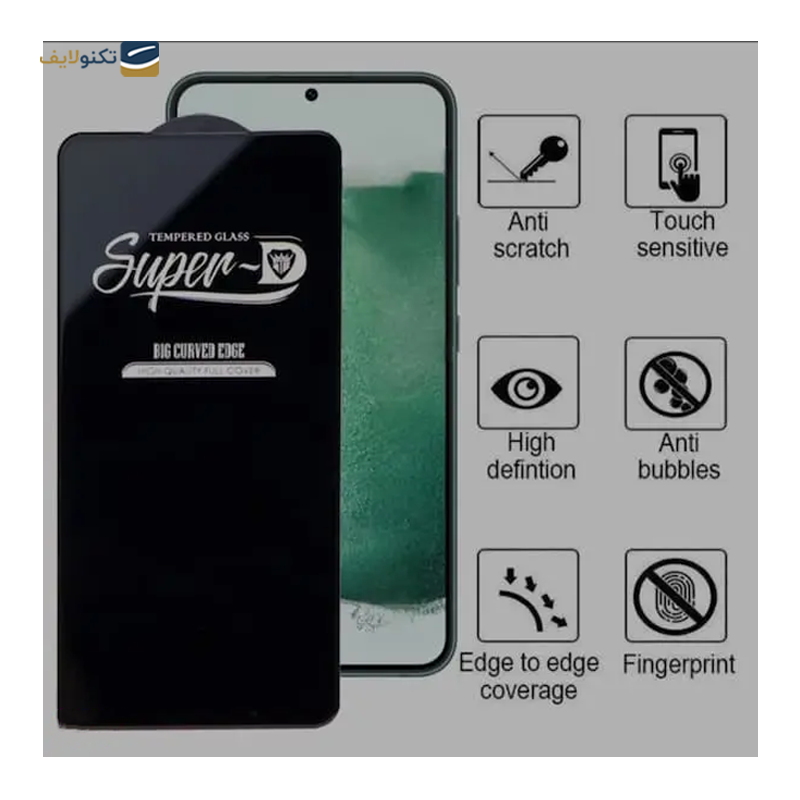 گلس گوشی پوکو M6 Pro 4G اوجی مدل Super D - 