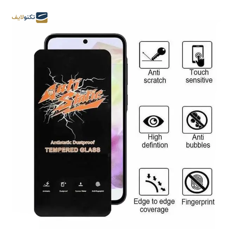 گلس گوشی شیائومی Redmi A3 اوجی مدل Antistatic Dustproof - 