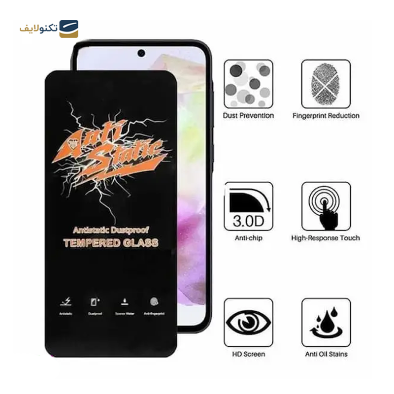 گلس گوشی شیائومی Redmi A3 اوجی مدل Antistatic Dustproof - 