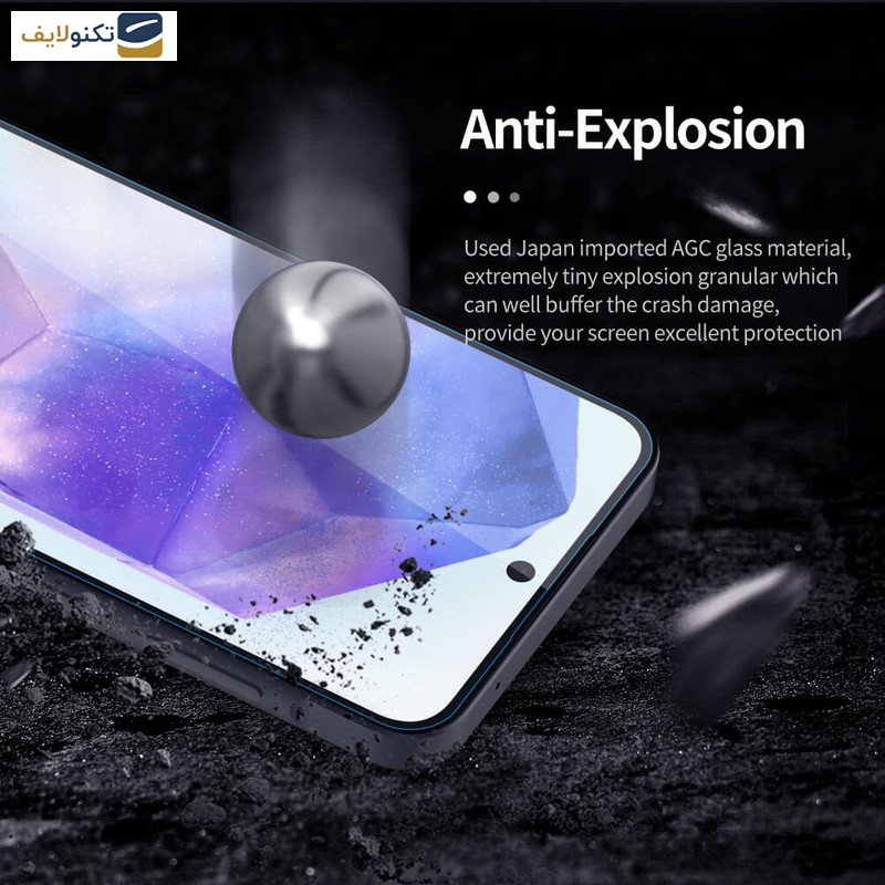 گلس گوشی سامسونگ Galaxy A55-A35 نیلکین مدل H Plus Pro - Nillkin Amazing H Plus Pro tempered glass screen protector for Samsung Galaxy A55-A35