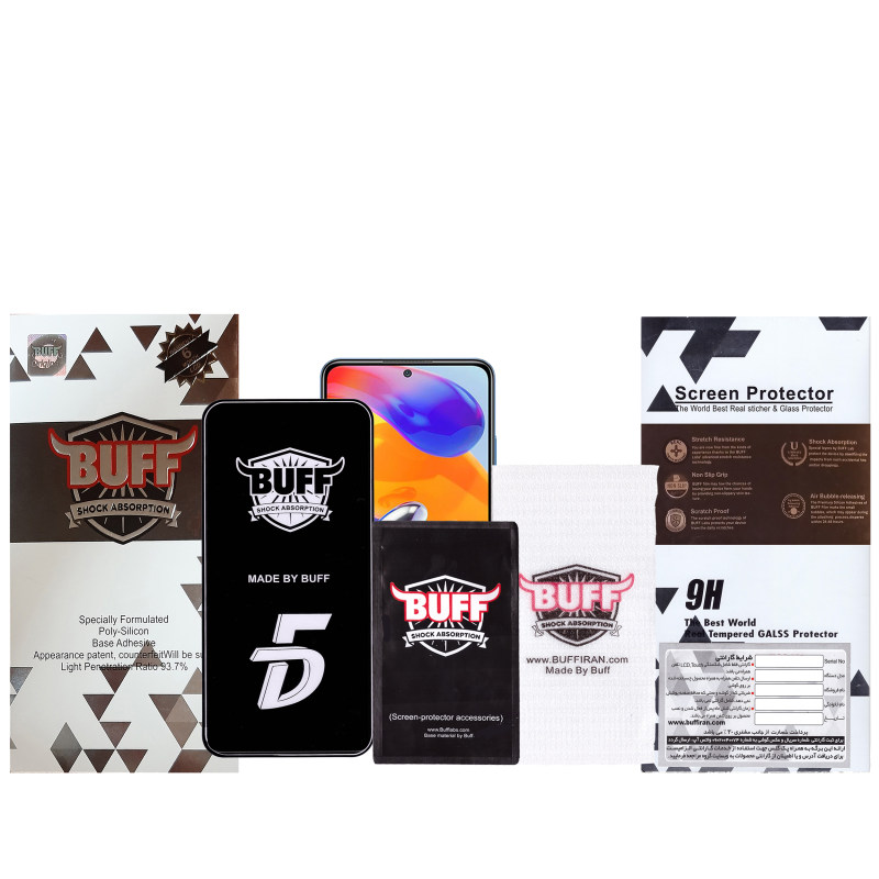گلس گوشی شیائومی Redmi Note 11 Pro 4G/5G /Redmi Note 11E Pro 5G بوف 5D مدل F33-G - Buff F33-G Redmi Note 11 Pro 4G/5G (Global)/Redmi Note 11E Pro 5G 5D Screen Protector