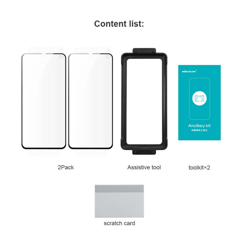 گلس گوشی سامسونگ Galaxy S22 Plus نیلکین مدل Impact Resistant پک 2 عددی - Nillkin Impact Resistant Galaxy S22 Plus screen protector 2x