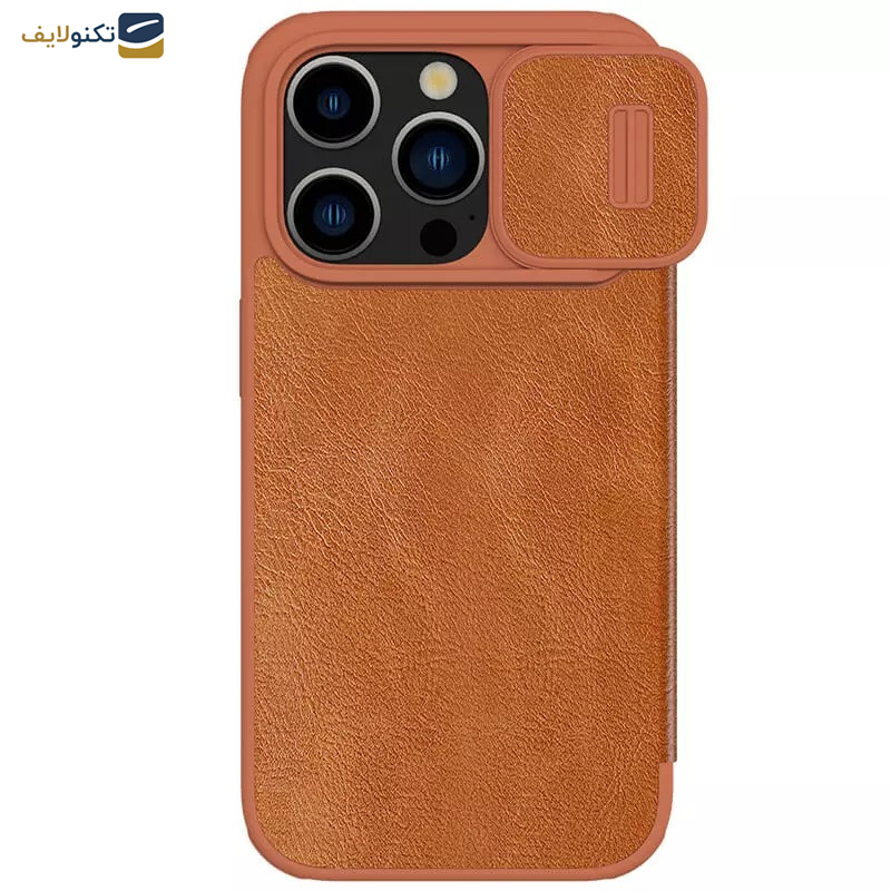 کیف کلاسوری گوشی اپل iPhone 15 Pro Max نیلکین مدل Qin Pro Leather - Nillkin Qin Pro Leather case for Apple iPhone 15 Pro Max