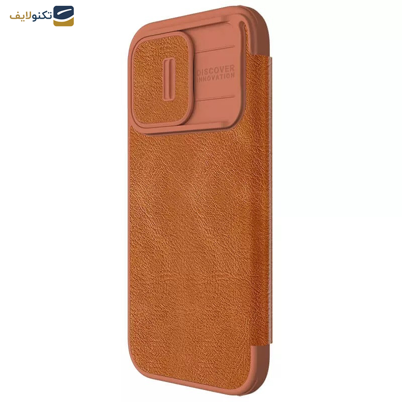 کیف کلاسوری گوشی اپل iPhone 15 Pro Max نیلکین مدل Qin Pro Leather - Nillkin Qin Pro Leather case for Apple iPhone 15 Pro Max