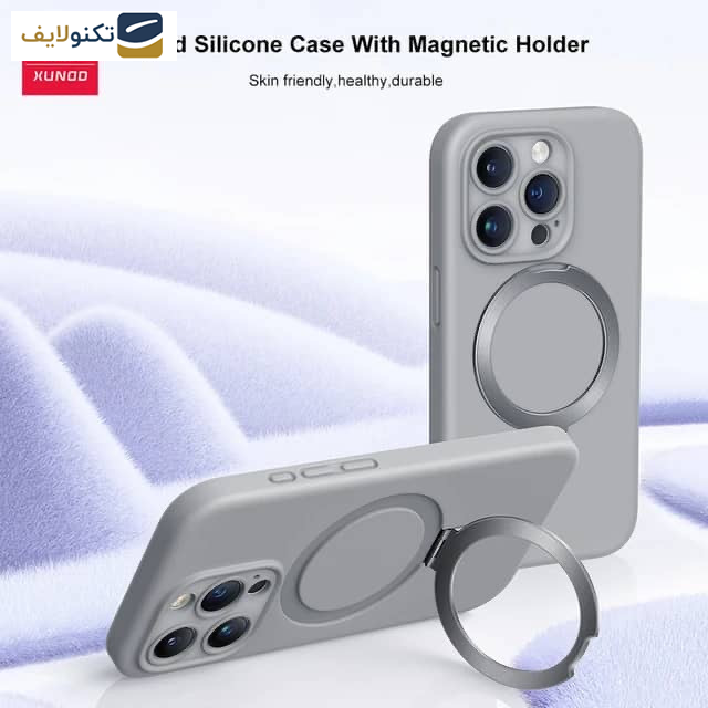 کاور گوشی اپل iPhone 15 Pro Max اپیکوی مدل Xundd Liquid silicone Magnetic Holder - Epicoy Xundd Liquid silicone Magnetic Holder Series Cover For Apple iPhone 15 Pro Max
