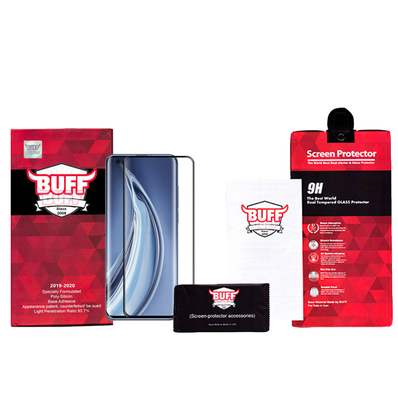 گلس گوشی شیائومی Mi 10 /Mi 10 Pro/Mi 10 Ultra بوف مدل F33 - Buff F33 Mi 10 /Mi 10 Pro/Mi 10 Ultra Screen Protector