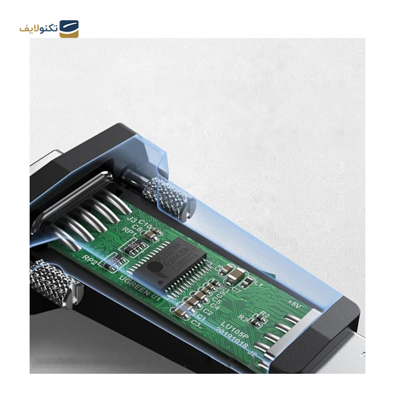 تبدیل USB-A 2.0 به DB9 RS-232 یوگرین مدل CM326 80111 - 