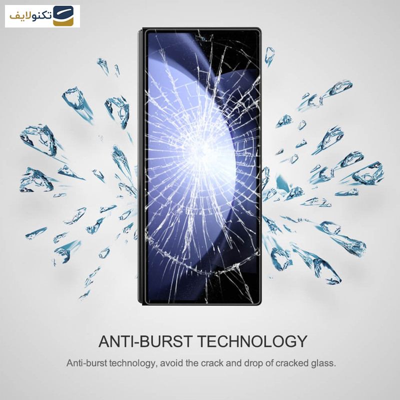 محافظ صفحه نمایش سرامیکی گوشی سامسونگ Galaxy Z Fold 6 نیلکین مدل CP Plus Pro - Nillkin CP Plus Pro tempered glass screen protector for Samsung Galaxy Z Fold 6