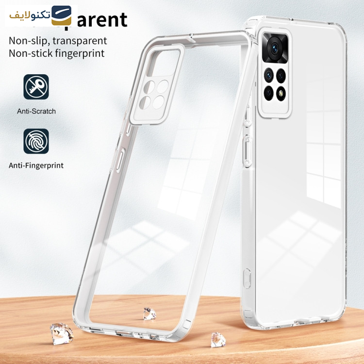 کاور گوشی شیائومی Redmi Note 12 Pro 4G اپیکوی مدل Transparent Clear - Epicoy Transparent Clear Case For Xiaomi Redmi Note 12 Pro 4G