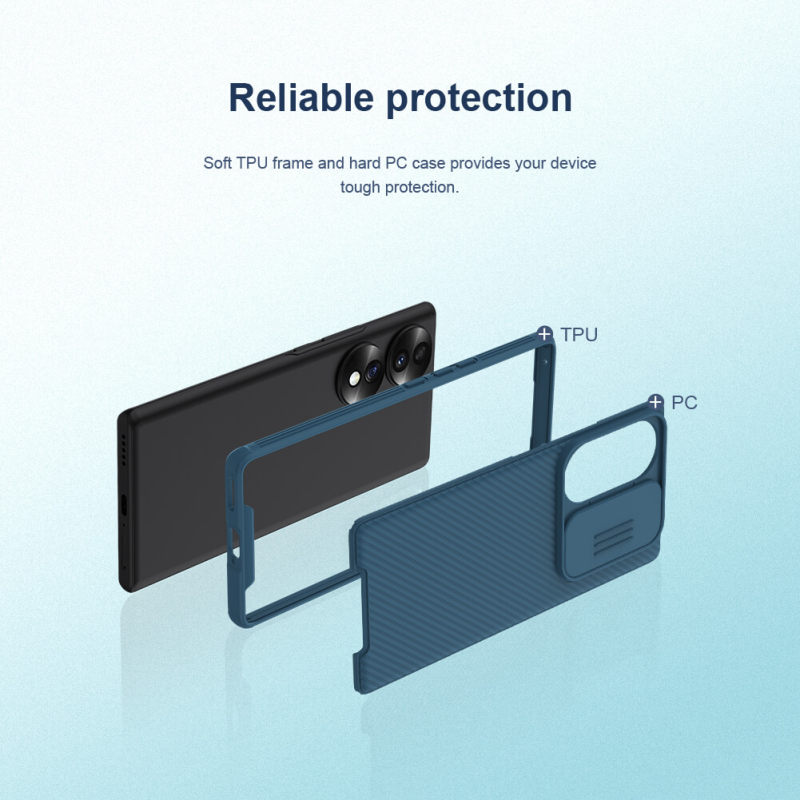 کاور گوشی آنر 70 نیلکین مدل CamShield Pro  - Nillkin CamShield Pro cover for Honor 70