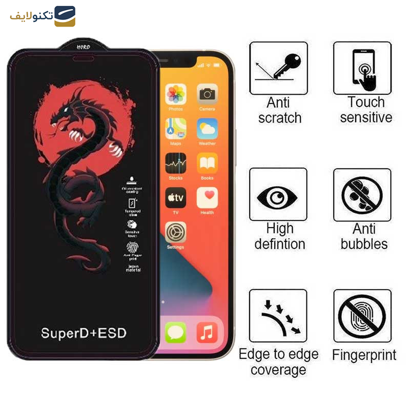 گلس گوشی اپل iPhone 12 Pro Max اپیکوی مدل Dragon ESD - Epicoy Dragon ESD Screen Protector For Apple iPhone 12 Pro Max