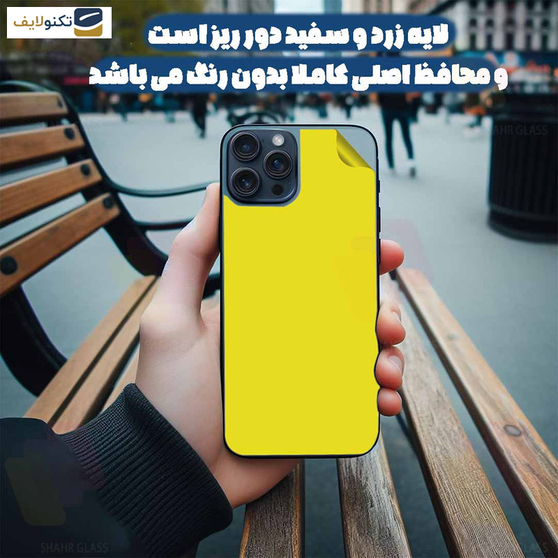 محافظ نانو پشت گوشی پوکو M3 شهر گلس مدل NANOBSH - Shahr Glass NANOBSH Back Protector For Poco M3