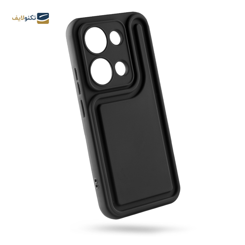 کاور گوشی شیائومی Redmi Note 13 Pro 4G زیفرند مدل Fashion C سیلیکونی محافظ لنزدار - 
