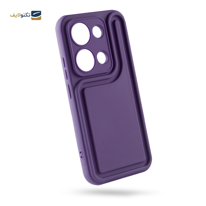 کاور گوشی شیائومی Redmi Note 13 Pro 4G زیفرند مدل Fashion C سیلیکونی محافظ لنزدار - 