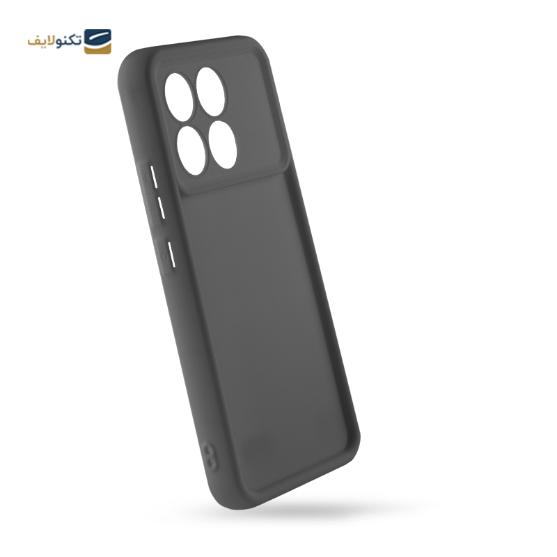 کاور گوشی پوکو X6 Pro 5G زیفرند مدل Soft Rubber سیلیکونی	 - 