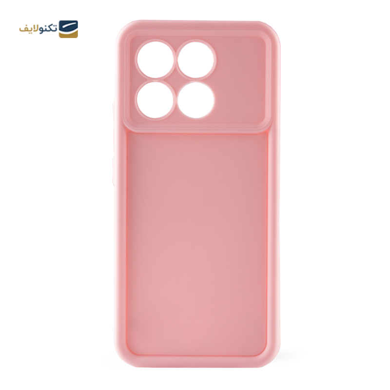 کاور گوشی پوکو X6 Pro 5G زیفرند مدل Soft Rubber سیلیکونی	 - 