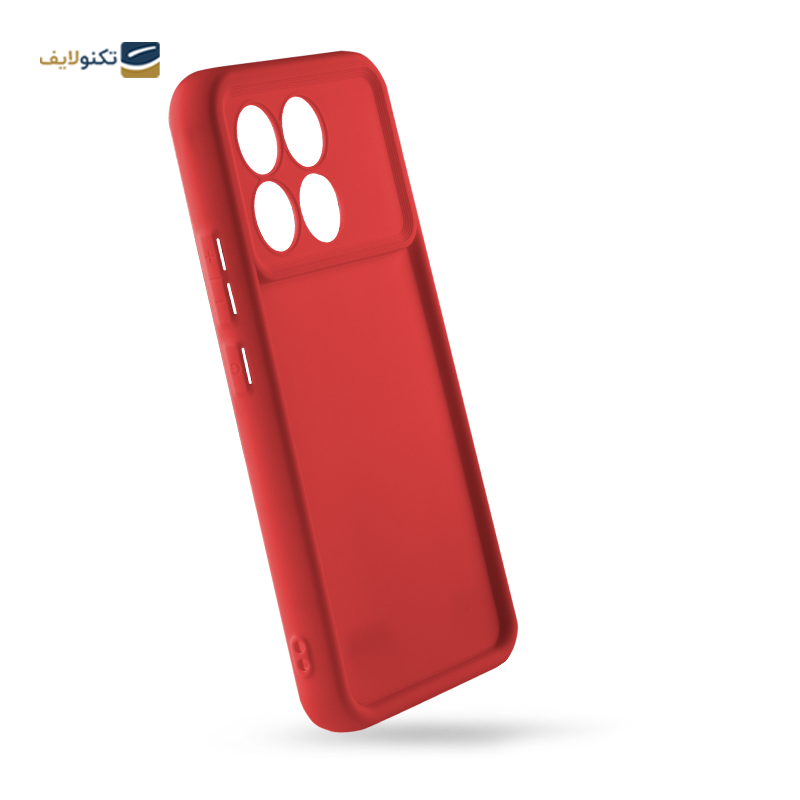 کاور گوشی پوکو X6 Pro 5G زیفرند مدل Soft Rubber سیلیکونی	 - 