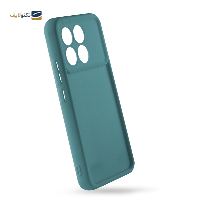 کاور گوشی پوکو X6 Pro 5G زیفرند مدل Soft Rubber سیلیکونی	 - 