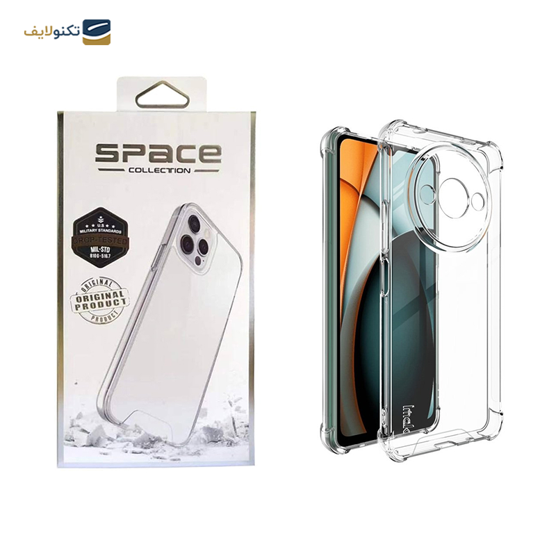 قاب گوشی شیائومی Redmi A3 اسپیس مدل ژله ای محافظ لنز دار - Space Cover For Redmi A3