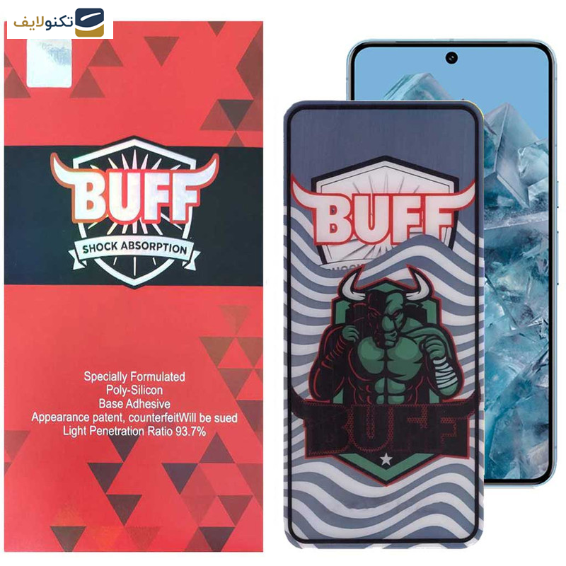 گلس گوشی گوگل Pixel 8 Pro-7 Pro بوف مدل Super Power - Buff Super Power Glass Screen Protector For Pixel 8 Pro- Pixel 7 Pro