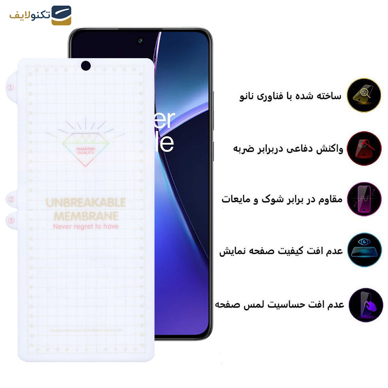 گلس گوشی وان پلاس Nord CE4-Nord CE3-10R-10T-Ace Pro-Ace بوف مدل Hydrogel - Buff Hydrogel Glass Screen Protector For OnePlus Nord CE4-Nord CE3-10R-10T-Ace Pro-Ace