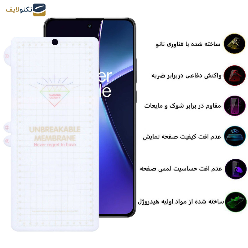 گلس گوشی وان پلاس Nord CE4-Nord CE3-10R-10T-Ace Pro-Ace بوف مدل Hydrogel - Buff Hydrogel Glass Screen Protector For OnePlus Nord CE4-Nord CE3-10R-10T-Ace Pro-Ace