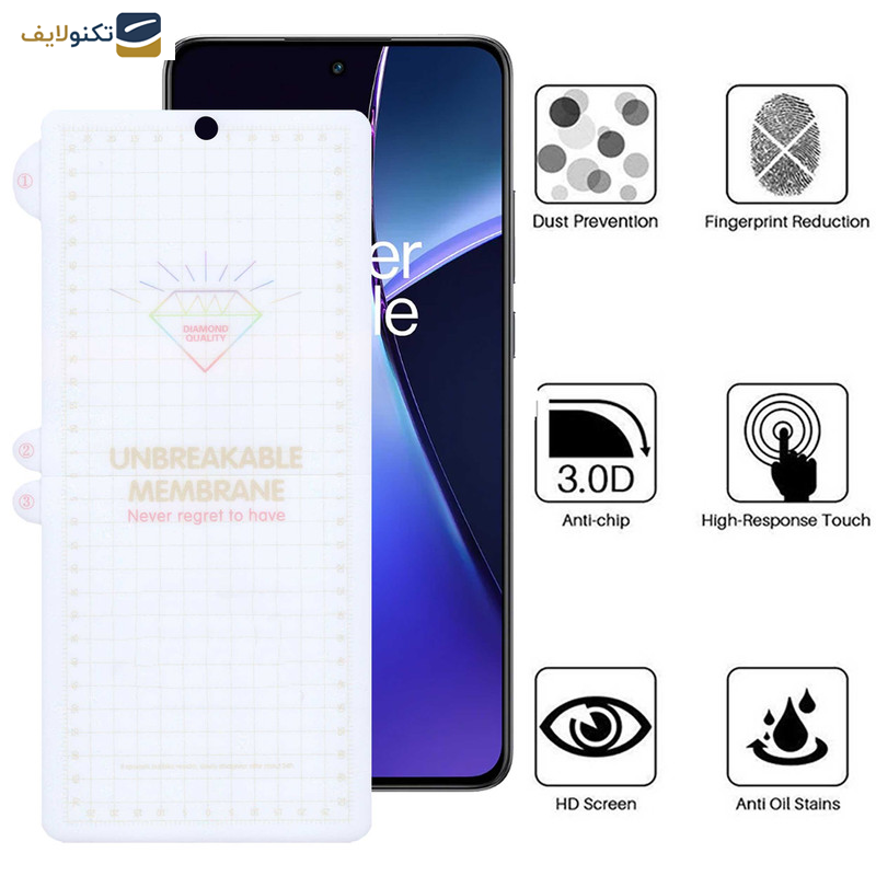 گلس گوشی وان پلاس Nord CE4-Nord CE3-10R-10T-Ace Pro-Ace بوف مدل Hydrogel - Buff Hydrogel Glass Screen Protector For OnePlus Nord CE4-Nord CE3-10R-10T-Ace Pro-Ace