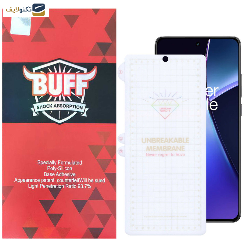 گلس گوشی وان پلاس Nord CE4-Nord CE3-10R-10T-Ace Pro-Ace بوف مدل Hydrogel - Buff Hydrogel Glass Screen Protector For OnePlus Nord CE4-Nord CE3-10R-10T-Ace Pro-Ace