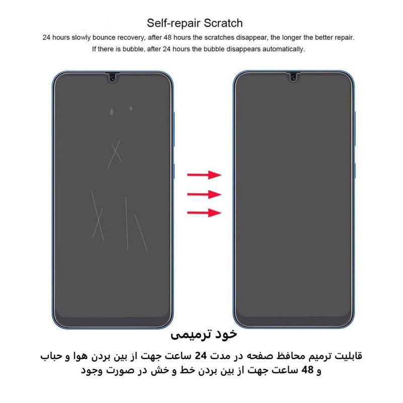 محافظ صفحه نمایش و پشت گوشی سامسونگ Galaxy Z Flip 3 5G اپیکوی مدل Hydrogel - Epicoy Hydrogel Galaxy Z Flip 3 5G Back & Screen Protector