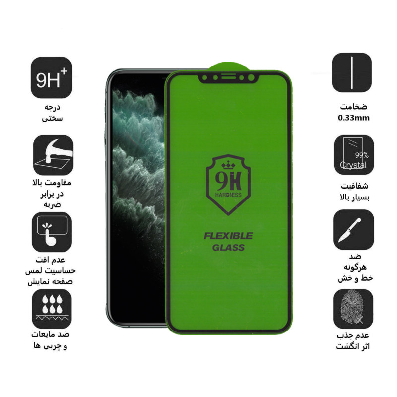 گلس گوشی اپل iPhone XS بوف مدل Nfx - Buff Nfx Iphone XS Screen Protector