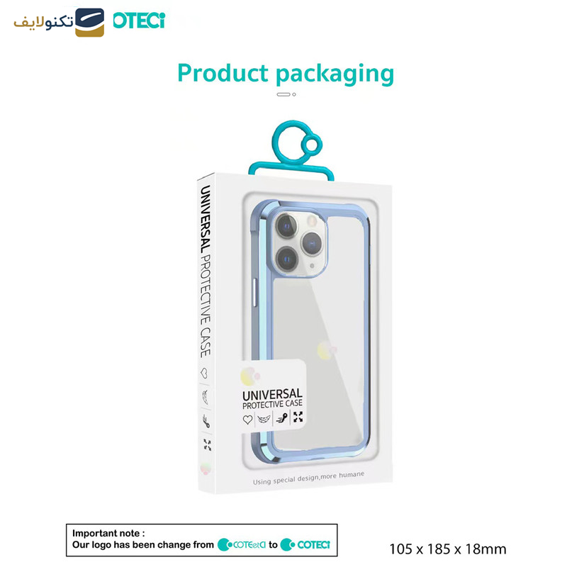 کاور گوشی اپل Iphone 14 Pro Max کوتتسی مدل 31038 - Coteetci 31038 Cover for iPhone 14 Pro Max