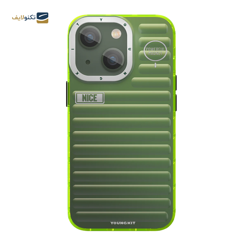کاور گوشی اپل iPhone 13 مدل یانگ کیت True Color Luggage-Inspired Magsafe - 